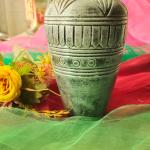 Antique Silver Flower Vase